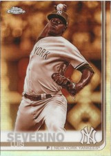 2019 Topps Chrome Luis Severino Refractor SP #98 New York Yankees