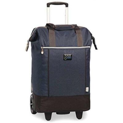 XL Einkaufs Trolley Punta dunkel Blau große Räder Einkaufsroller Einkaufstasche