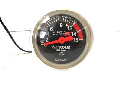 #ad OBX Black Diamond Racing Sport Meter Nitrous Pressure Gauge $52.13