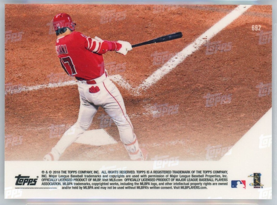 2018 TOPPS NOW MLB #692 SHOHEI OHTANI - ROOKIE! - BGS BLACK LABEL