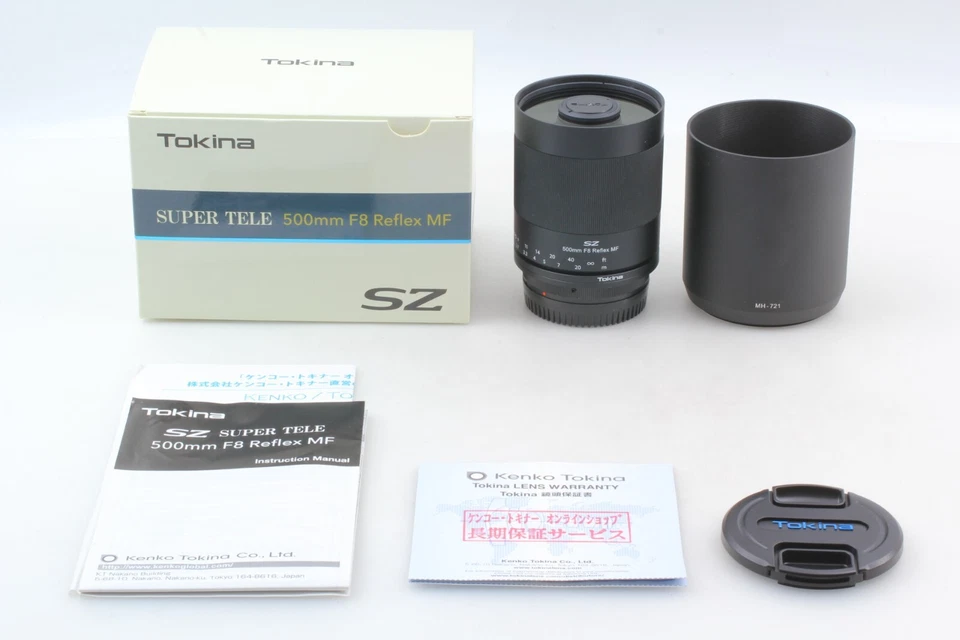*UNUSED BOX* TOKINA SZ Super Tele 500mm F8 Reflex MF Lens CANON EF From JAPAN - Image 2 of 4