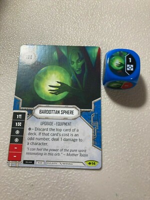 Star Wars Destiny Way Of The Force Card & Die #14 Baroottan Sphere