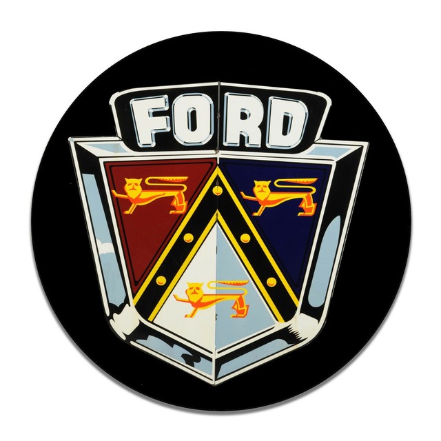 1950 1951 Ford Hood Emblem Reproduction Design Aluminum Sign eBay