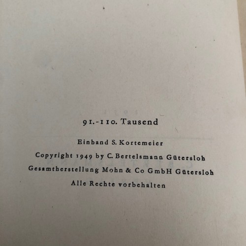2 German C. Bertelsmann Books 1949 & 1952 Das Kleine Vogelbuch & Pilgerfahrt - Picture 12 of 16