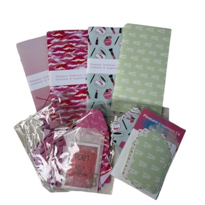 Set 4 Travelers Notebook Inserts Decorative Refills Junk Journal Book Ephemera u