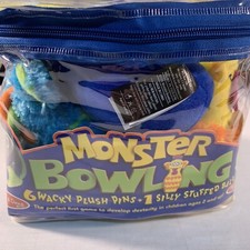 Melissa And Doug Monster Bowling- 6 Wacky Plush Pins 1 Silly Stuffed Ball