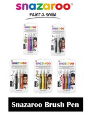 Snazaroo Brush pen Face Paint Sets Twist Brush Tip Pen Make Up Boys Girls