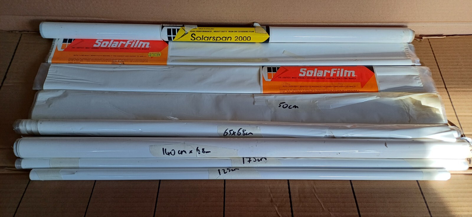 Solar Film Solarfilm Solarspan White Iron On Covering Job Lot Free P&P