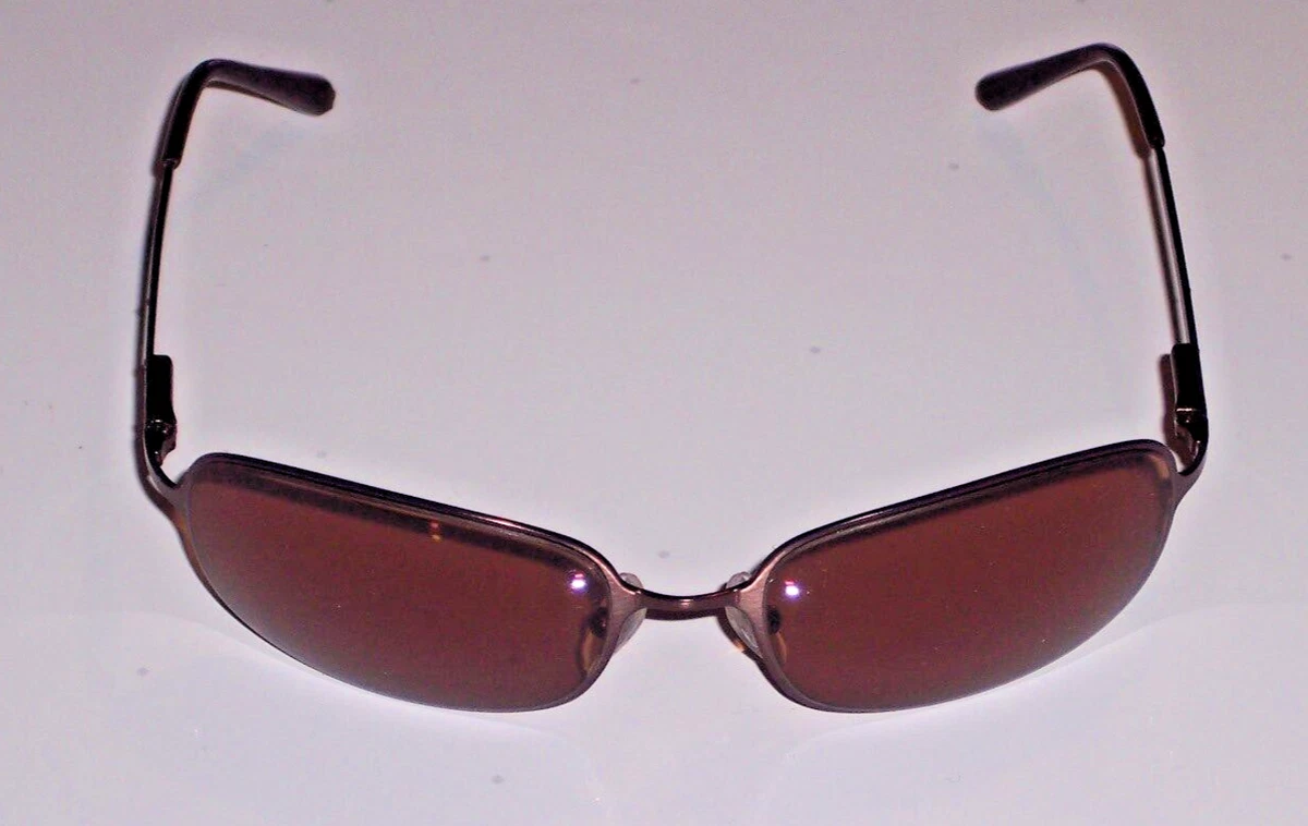 Anna Sui Women s Brown Metal Frame Sunglasses