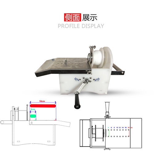 Stainless Steel Commercial Manual Hand-Rolling Sausage Tying & Knotting Machine, - Picture 15 of 18
