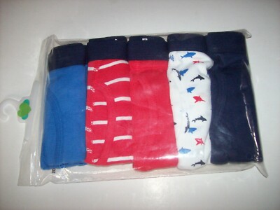 Joe Boxer Underwear Underpants 5 Pack Boys Boxer Brief S M L XL Shark NIP