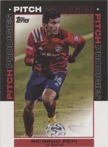 2025-26 Topps UCC Ricardo Pepi USA USMNT PSV Eindhoven Blue 64/150