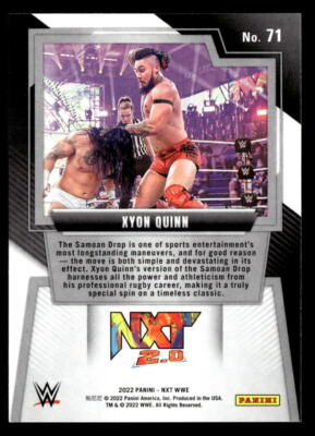 2022 Panini NXT 2.0 WWE #71 Xyon Quinn | eBay