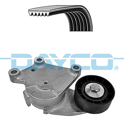 Dayco KPV408 V-Ribbed Belt Set For Ford Volvo-image