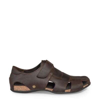 Panama Jack Men s Leather Sandals Fletcher Basic C1 Brown Walking Sliders
