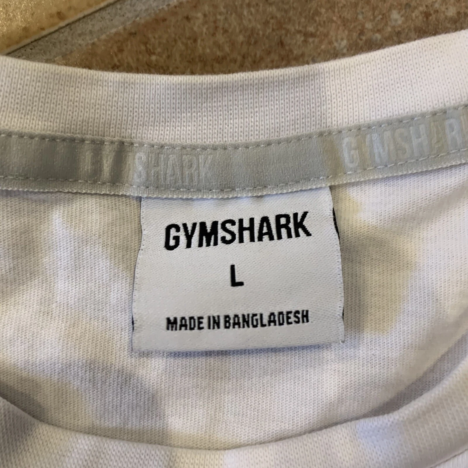 gymshark breathable workout embroidered logo shirt
