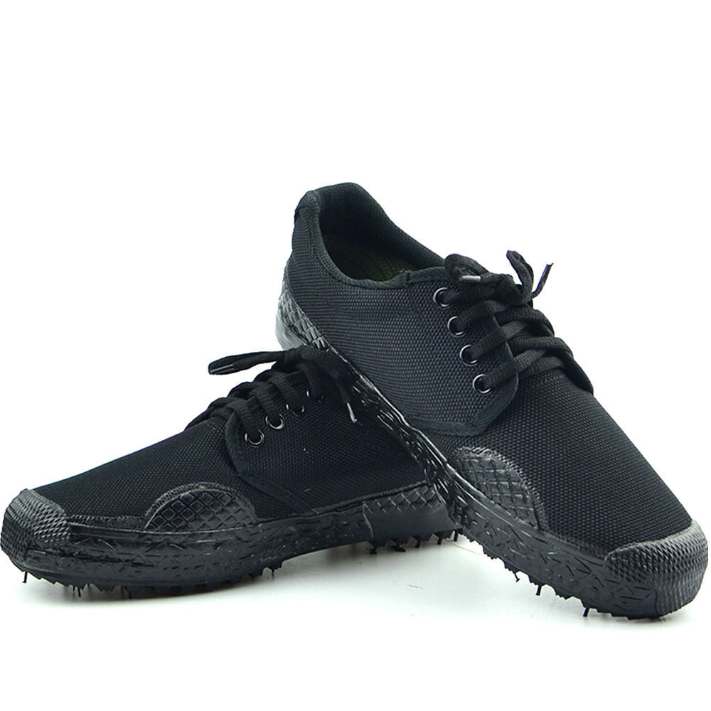SURPLUS CHINESE ARMY PLA TACTICAL TRAINING SHOES LIBERATION SHOES BOOTS  BLACK
