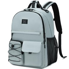 Water Resistant Travel Backpack with Anti-Theft Pocket Smoky Grey Daypack