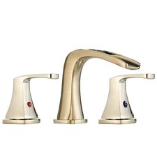 Brushed Gold Mixer Tap Bathroom Basin Sink Faucet Waterfall 3 Holes Lavatory