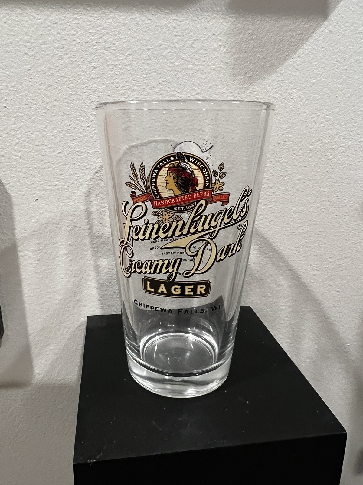 Leinenkugel's Northern Pike Creamy Dark Lager Beer Pint Glass Chippewa Falls eBay