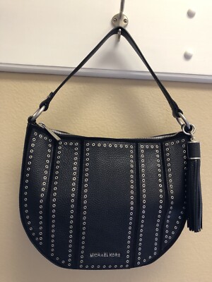 Michael Kors Studded Handbag Shoulder W/ Matching Wristlet  display picture 1