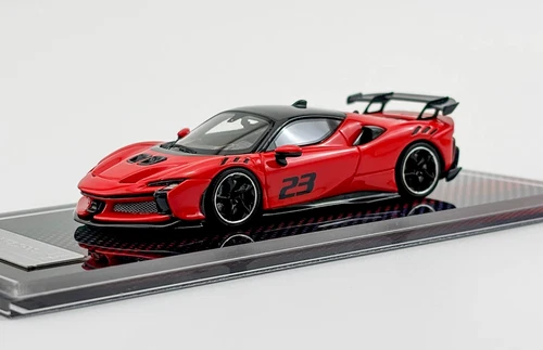 U2 1:64 Red SF90XX Stradale Racing Sports Model Diecast Resin Car - Picture 4 of 9