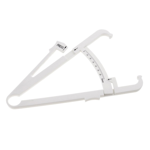 Fat Caliper Fitness Gym Body Fold Tester Skin Measure Calipers Skinfold