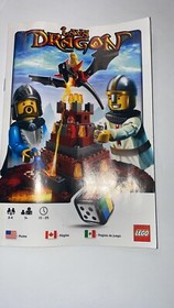 RETIRED LEGO 3838 Lava Dragon Board Game COMPLETE W/ Instructions (2010)
