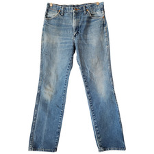 Vtg 90s Wrangler Jeans Mens 36x30 31x29 Blue Cowboy Cut 936PWD Denim Rodeo