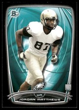 Jordan Matthews Rookie RC 2014 Bowman #110 Rookies Black Philadelphia Eagles