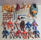 Vintage 1980s He-Man Masters Of The Universe MOTU Lot 12 Figures + Ship + Accys.