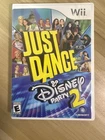 Just Dance: Disney Party 2 (Nintendo Wii, 2015) COMPLETE GCM CIB