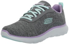 Skechers Women's Flex Appeal 5.0, Gymt Grey Multi, 9