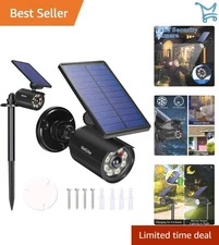 Solar Flood Lights Outdoor Waterproof Motion Sensor Security Light 1200lm