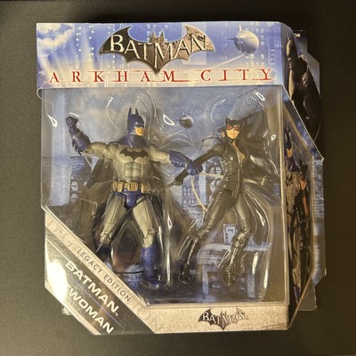 DC Legacy Edition Arkham City Batman & Catwoman Color Version Mattel DCU Classic
