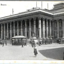 c1920s Paris, France La Bourse Stock Exchange Neoclassical Columns Kiosk A360
