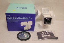 WYZE Cam Floodlight Pro 2.5K QHD Outdoor Wi-Fi Smart Security Camera - White C3