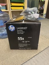HP 55X High Yield Original LaserJet Toner Cartridge, CE255X - Black