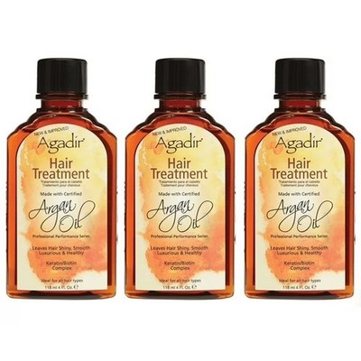 Agadir Argan Oil Hair Treatment 4 floz  118ml (3 packs)