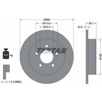 2X Textar 92108400 Bremsscheibe FüR Chrysler Dodge Voyager Grand Voyager VAN GS