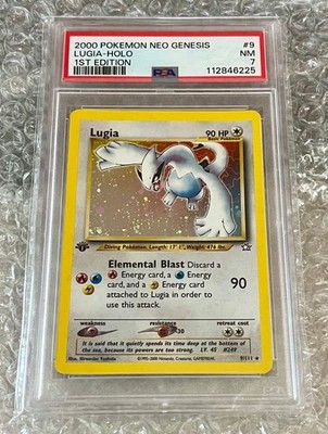 2000 Lugia Neo Genesis 1st Edition Holo Rare #9 PSA 7 Near Mint Pokemon Card  | eBay
