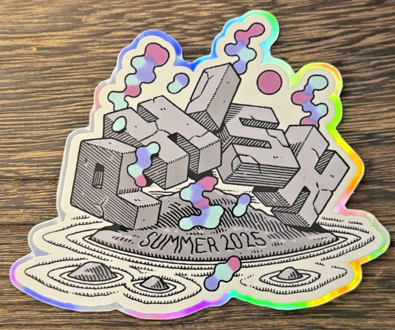 Official Phish Dry Goods Stoned Summer 2025 Holographic Sticker Tour Merch New