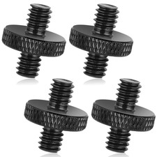 1/4" Male to 1/4" Male Tripod Screw, 4 PCS Standard Camera Cage Mount Threaded L