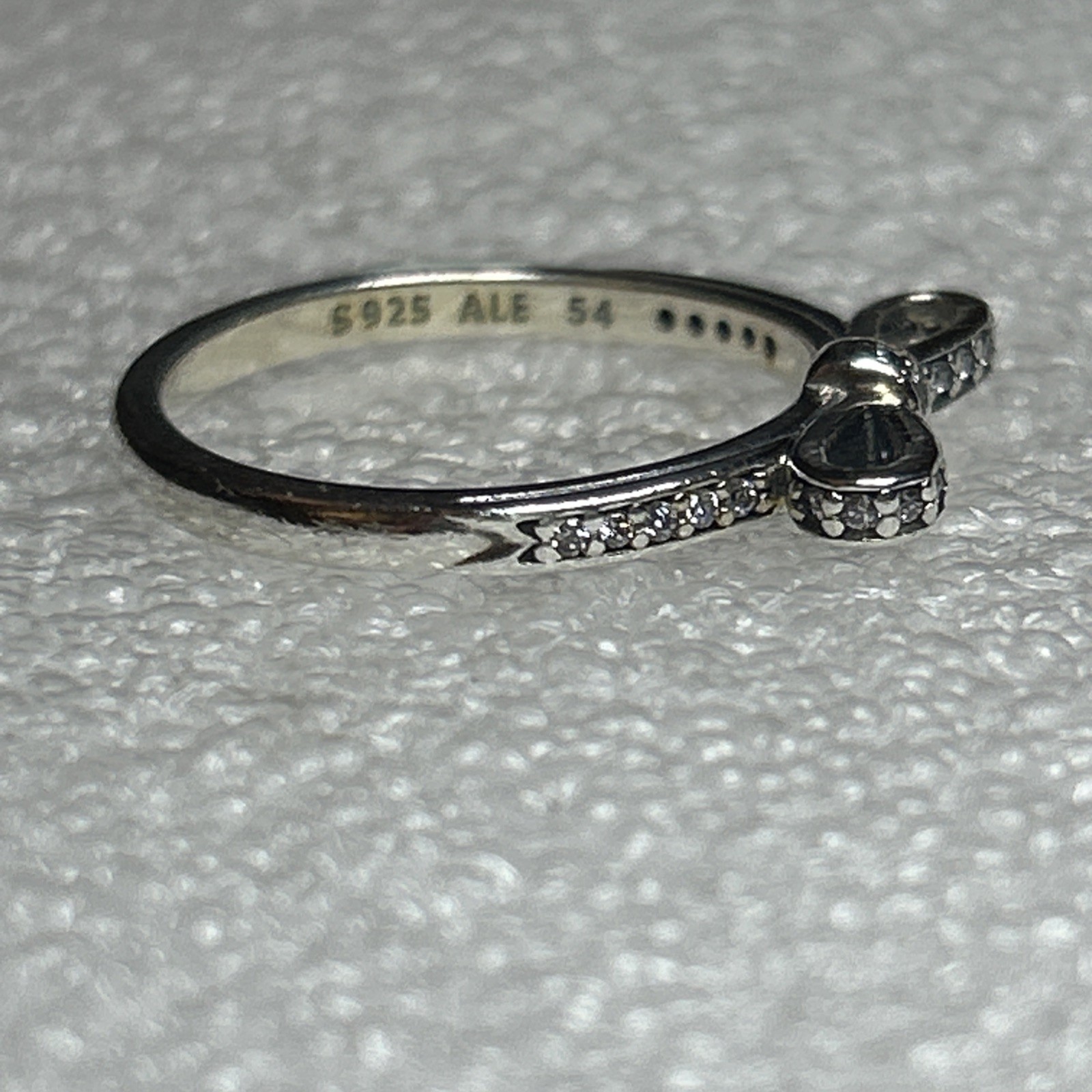 Authentic Pandora 🌟 Stackable Bow ring 🌟190906C… - image 2