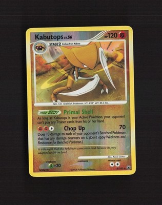 Kabutops 6/100 Majestic Dawn Reverse Holo Pokemon Card LP