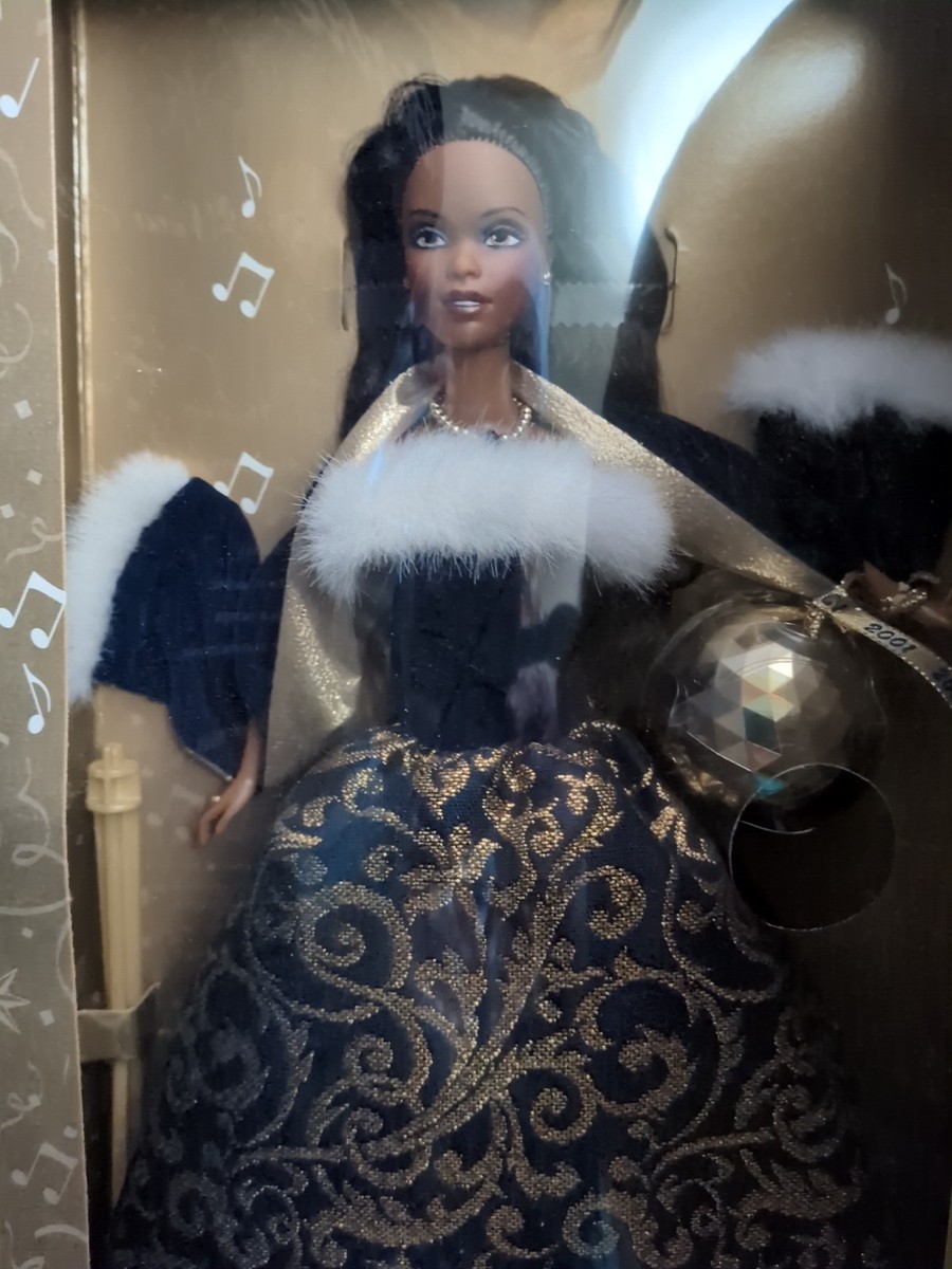 Ring in the New Year African American Barbie Doll 2001 Mattel