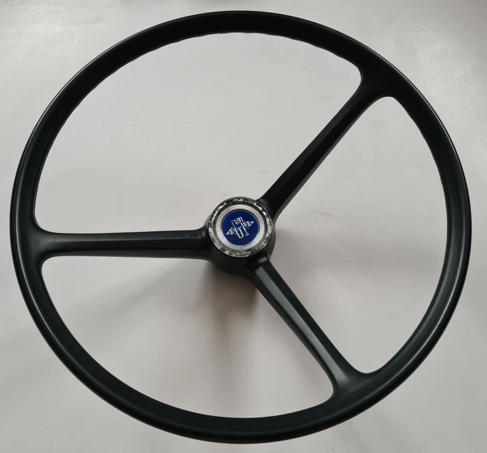 Volante clásico original Ford Escort MK1 1300 GT doble cámara súper 3 radios - Imagen 3 de 4