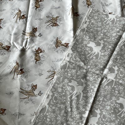 Disney Light Pink Bambi Forest Scene by Camelot Fabrics, HTF