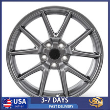 For Tesla Model 3 2017-2021 18 Inch Machined Grey Alloy Replacement Wheel Rim
