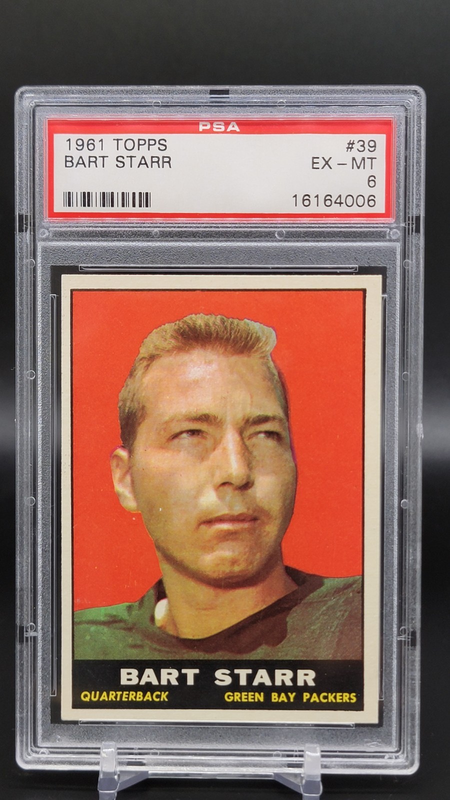 1961 Topps Bart Starr Green Bay Packers 39 PSA 6
